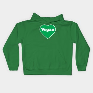 Vegan Heart T-Shirt Kids Hoodie